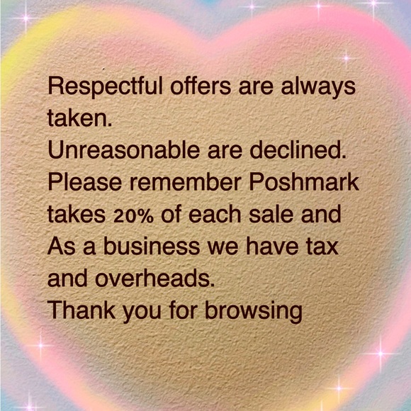 𝙋𝙡𝙚𝙖𝙨𝙚 𝙧𝙚𝙖𝙙 10% off 2 + Come in and browse our 6000 NWT items - Picture 1 of 4